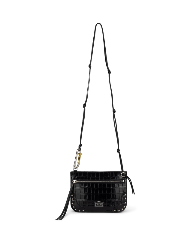 Croc Studded Bobby Bag