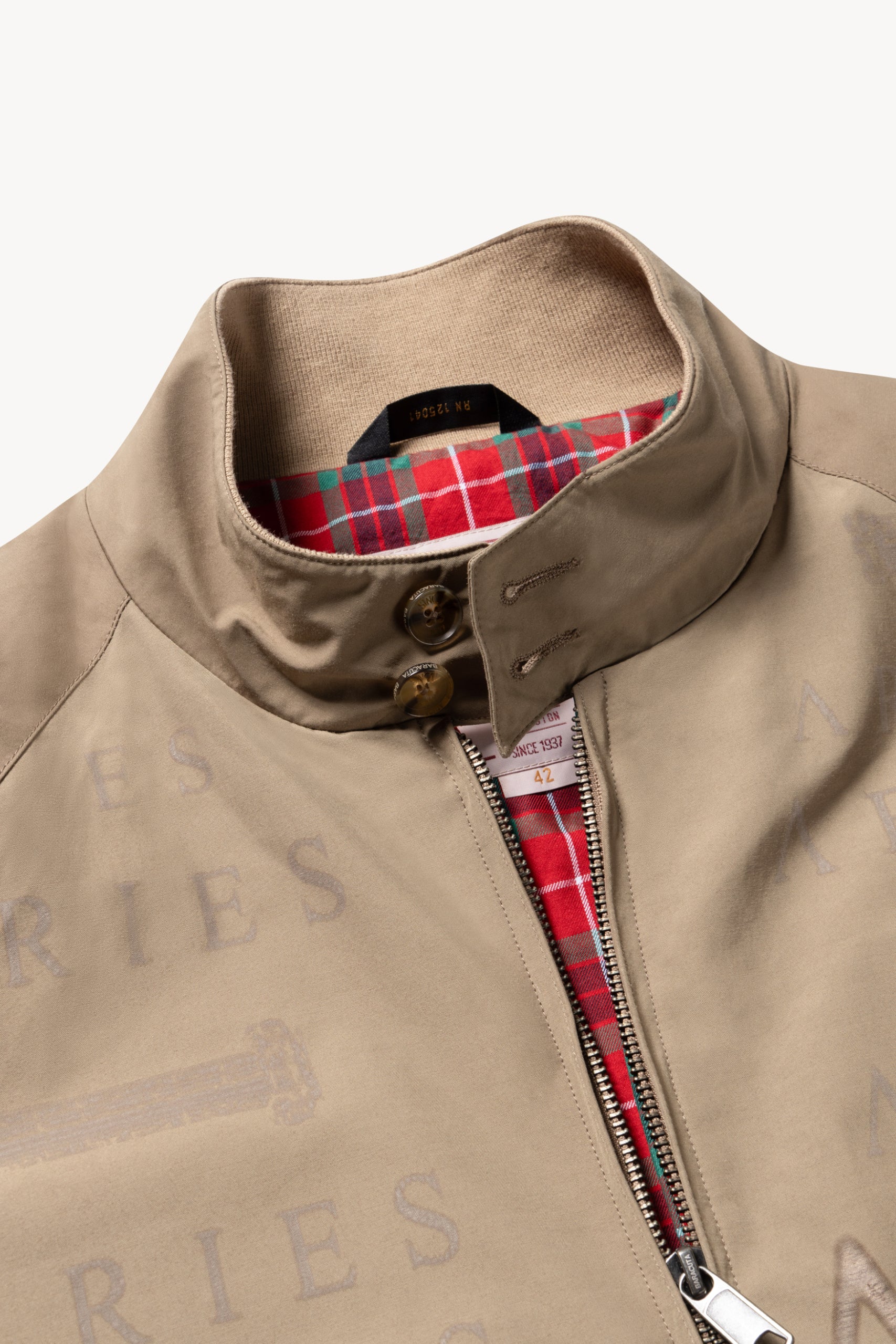 Load image into Gallery viewer, Aries x Baracuta Lasered G9 Harrington Jacket