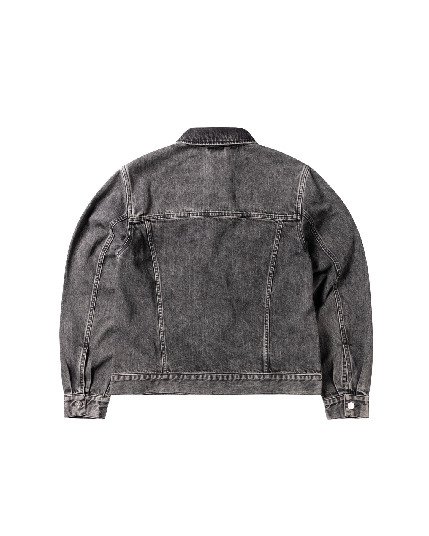 Acid Wash Denim Work Jacket