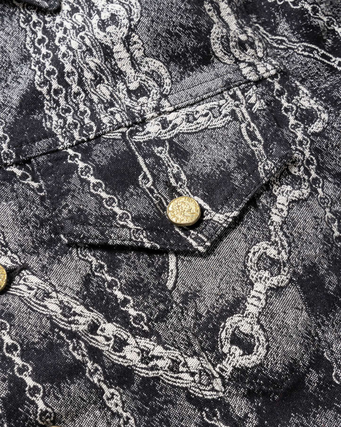 Chains Jacquard Trucker Jacket