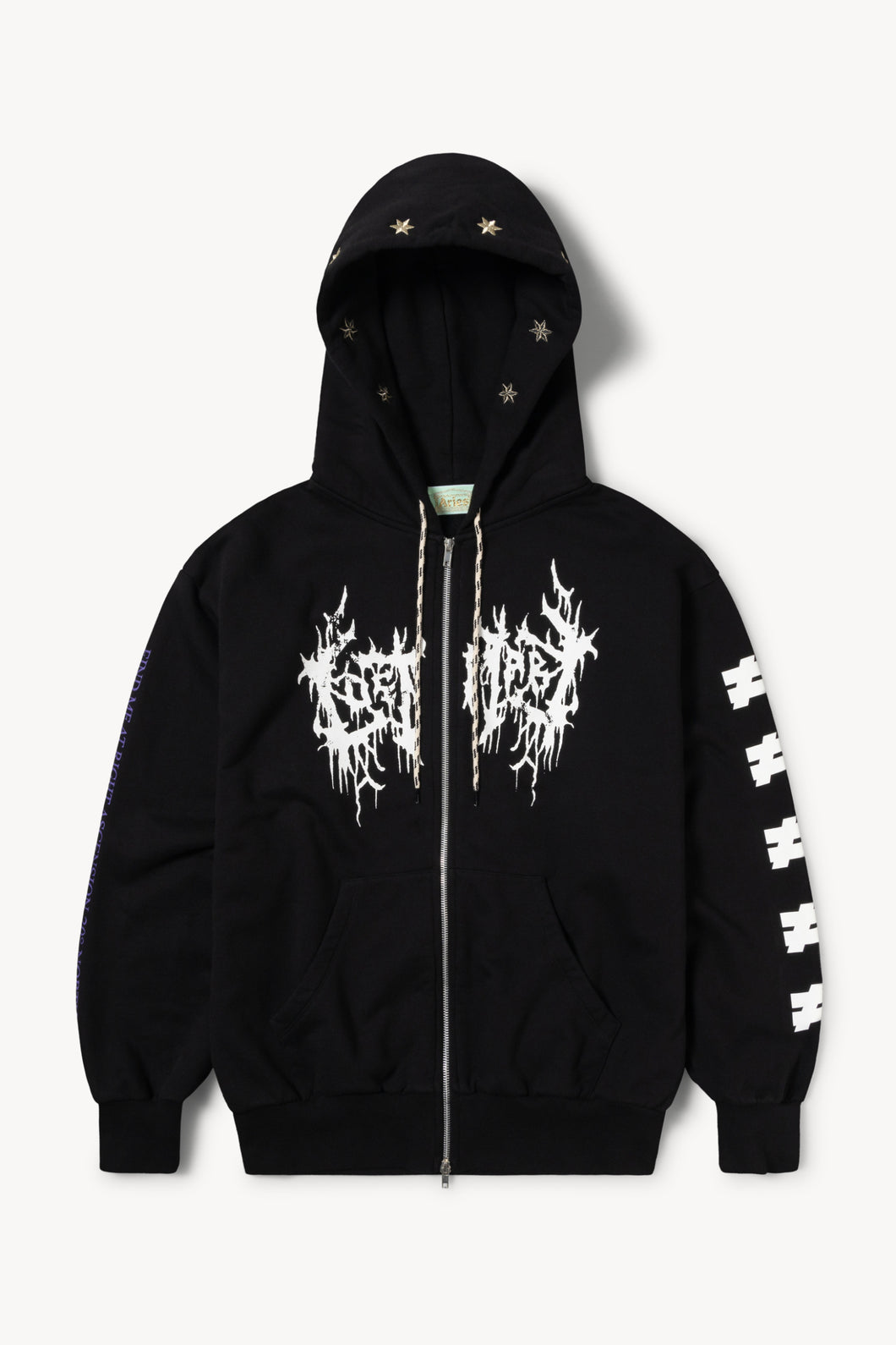 Aries Lost Summer Zip Through Hoodie