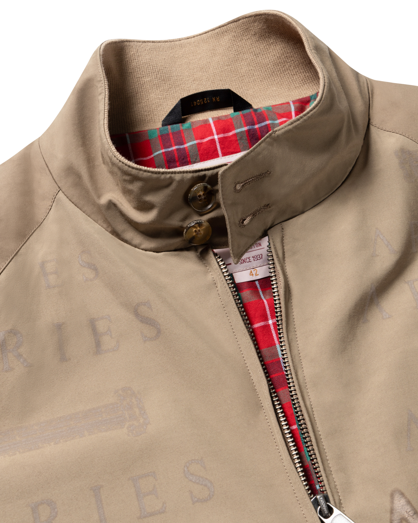 Aries x Baracuta Lasered G9 Harrington Jacket