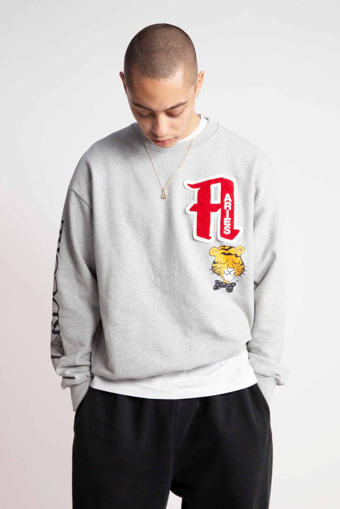 Collegiate Cross Grain Sweat