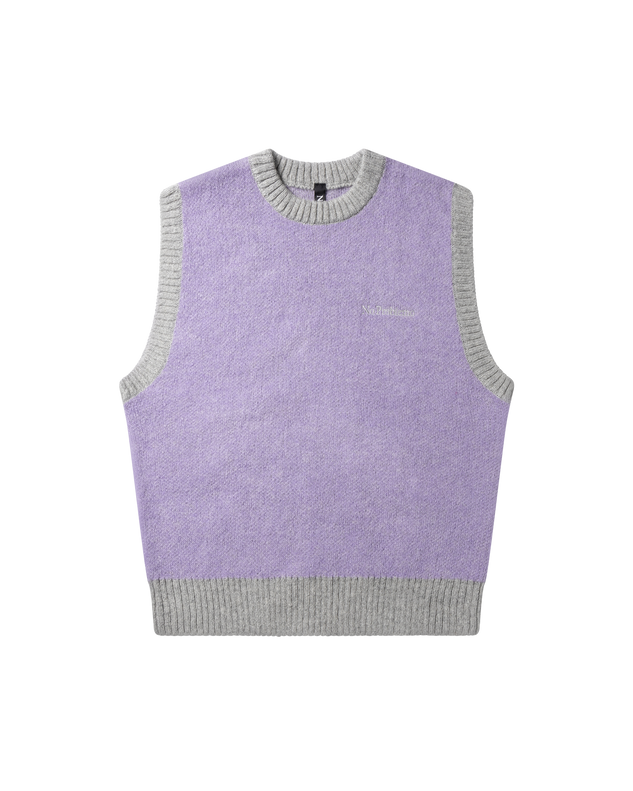 No Problemo Brushed Mohair Crew Neck Vest