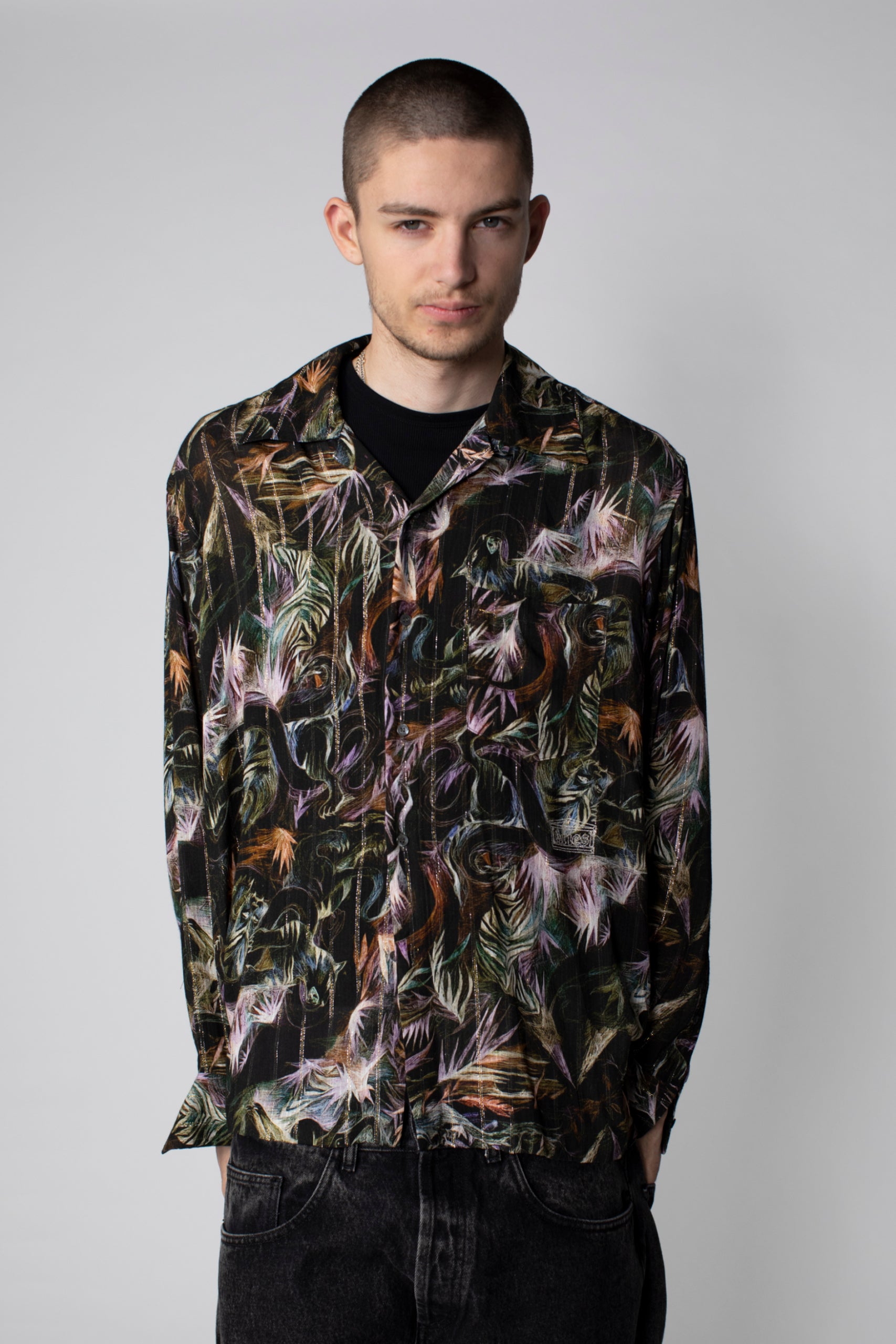 Load image into Gallery viewer, Nirvana Lurex Pyjama Shirt