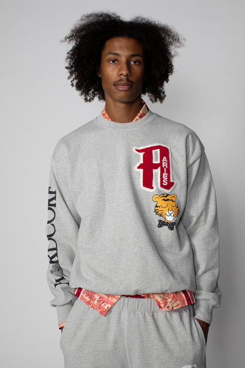 Collegiate Cross Grain Sweat