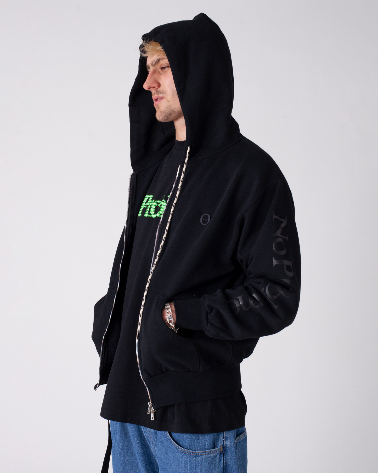 Alien-O Zip Through Hoodie