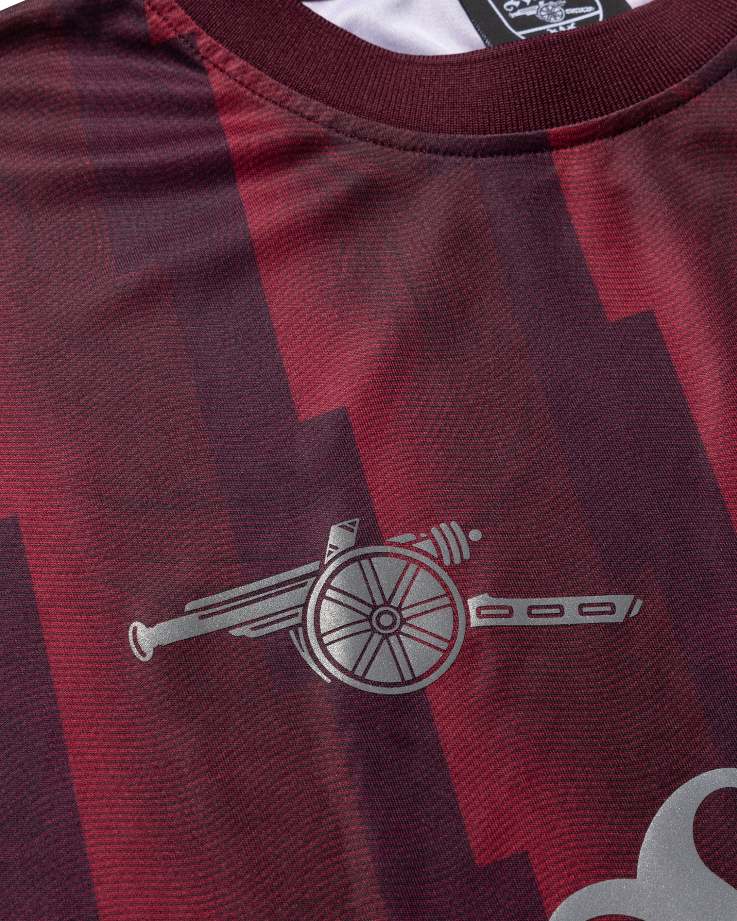 Arsenal X Aries Lightning Stripe Poly Tee