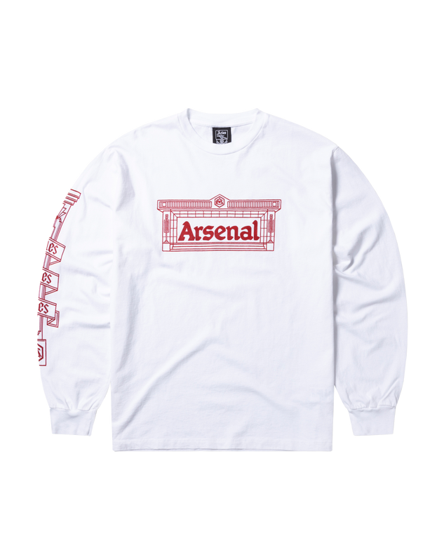 Arsenal X Aries Highbury Temple LS Tee