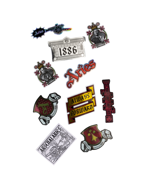 Arsenal X Aries Sticker Pack