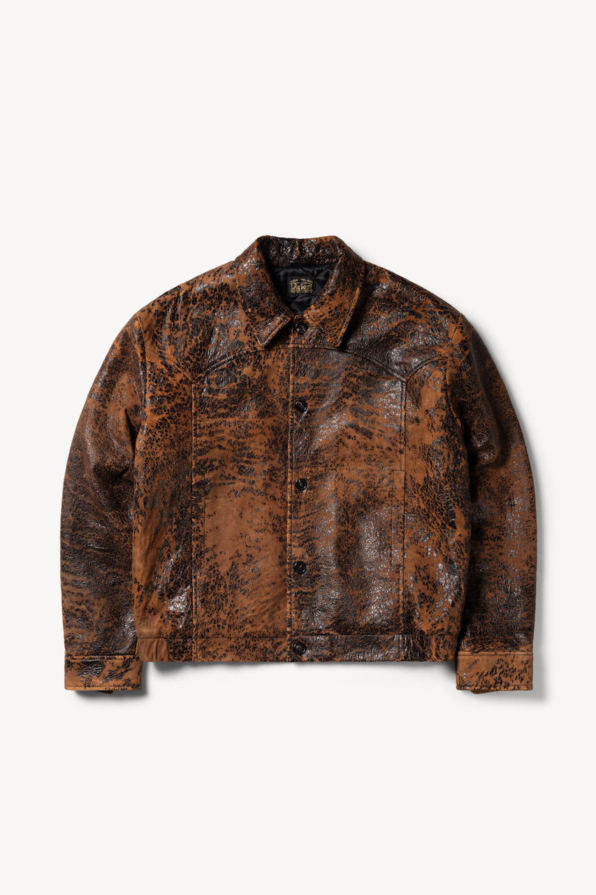 Exclusive Distressed Leather Jacket