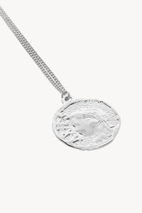 Chain Necklace With Roman Coin Pendant