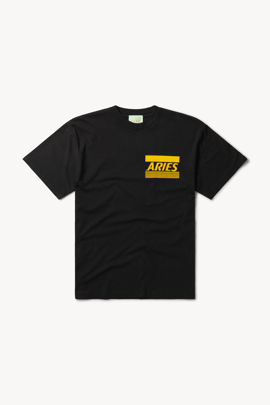 T-shirt Aries Black size L International in Cotton - 28484957