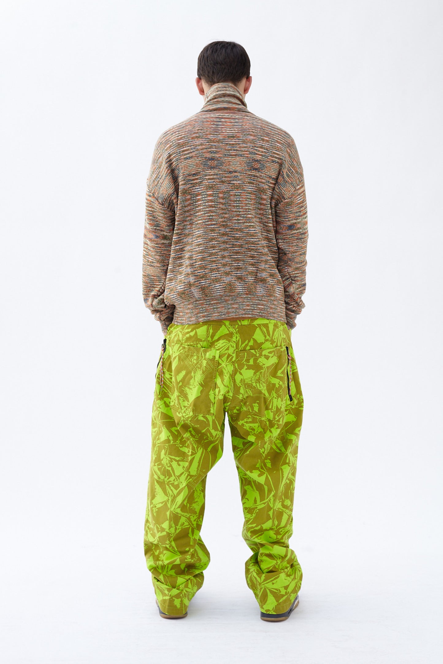 Temple Space Dye Turtleneck Knit