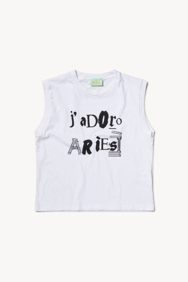 J'adoro Aries Ransom Shrunken Vest